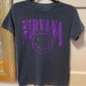 Vintage style Nirvana graphic tee - women’s size XS.